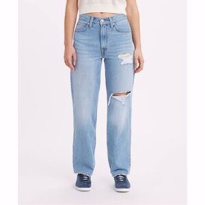 Levi's ‘94 Baggy Straight Leg Distressed Jeans Size 24